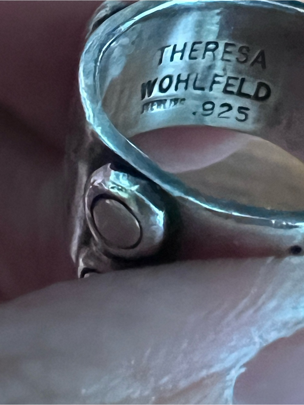 925 Sterling Silver ring -Theresa Wohfield Design - Picture 5 of 6